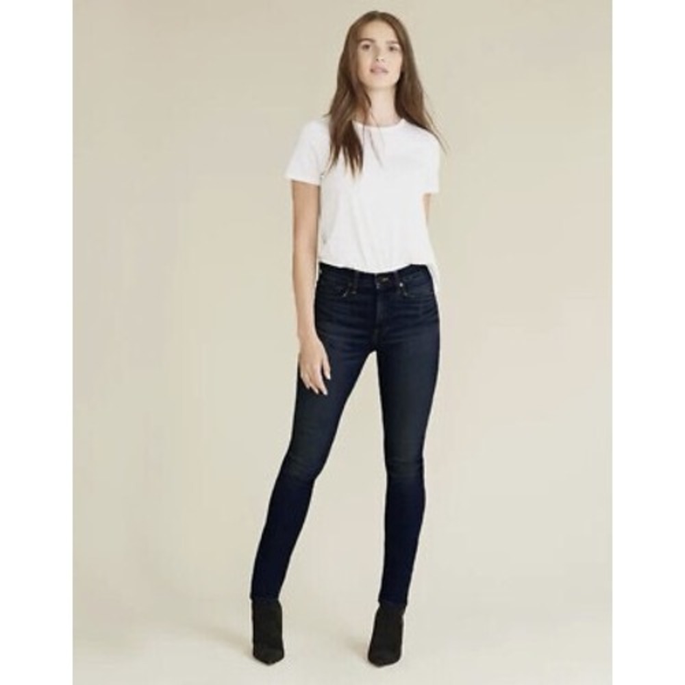 Veronica Beard Debbie High Rise Skinny Jeans in Dark River | Size 27